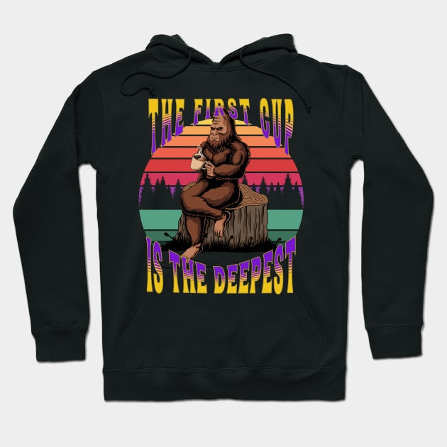 Bigfoot 1st Cup Is The Deepest Hoodie by RockReflections